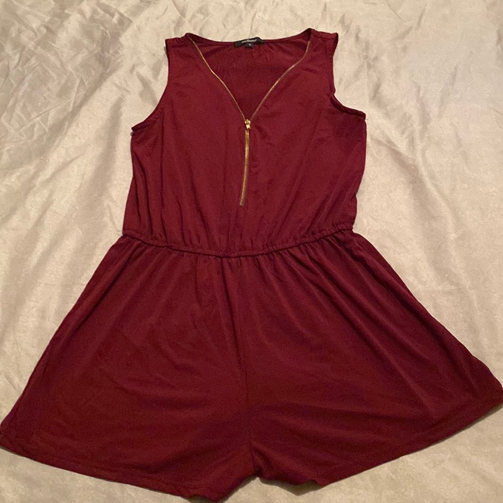 ⭐️5/$10⭐️Burgundy Romper